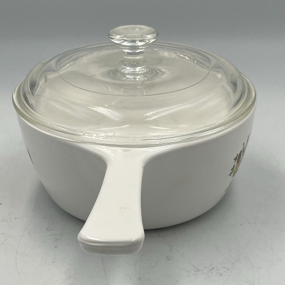 Vintage Corning Ware Spice of Life 1.5 Pint La Marjolaine P-82-B Sauce Pan w/Lid - Picture 3 of 7